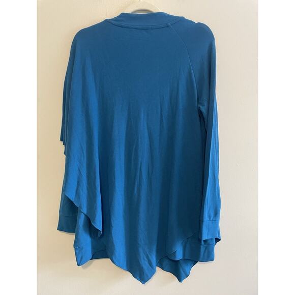 NWT $90 Soft Surroundings Size M Madeline Tunic Long Sleeve Layered Asymmetric - Picture 2 of 7